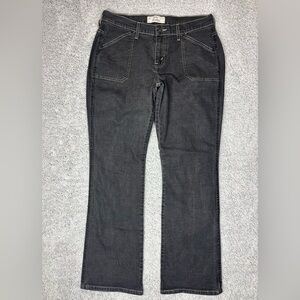 Levi's Jeans Womens 12 Vintage Boot Cut Classic Black Stretch Party Night Out